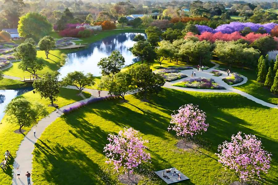 The Worlds Largest Sunflower Is In Melbourne Australia At Mornington Green The Worlds First Living Legacy Garden In Australia
