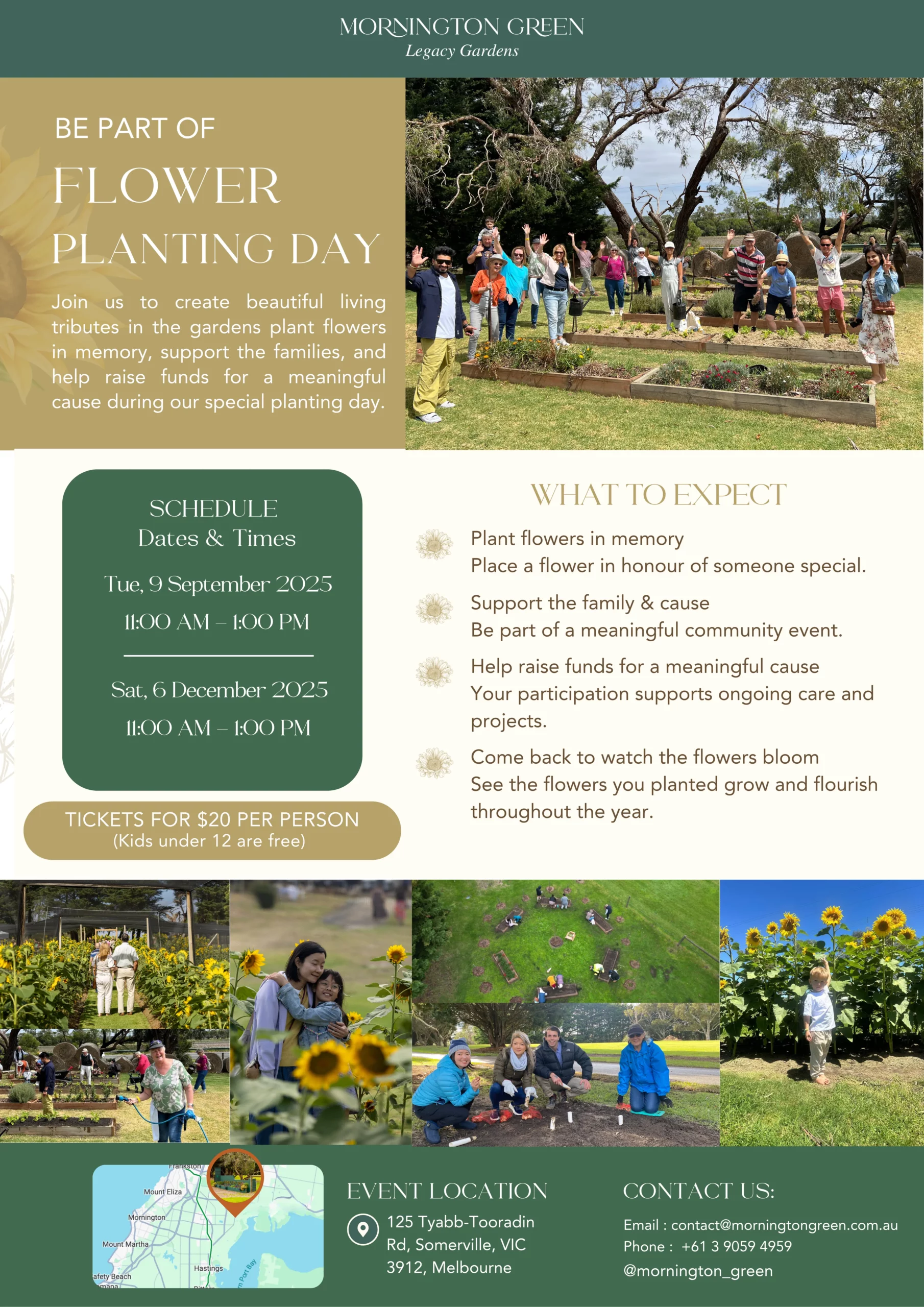 Flower planting day