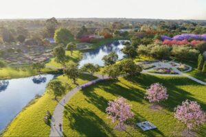 Aerial view of Mornington Green Living Legacy Gardens One Of The Best Green Funeral Location In Australia