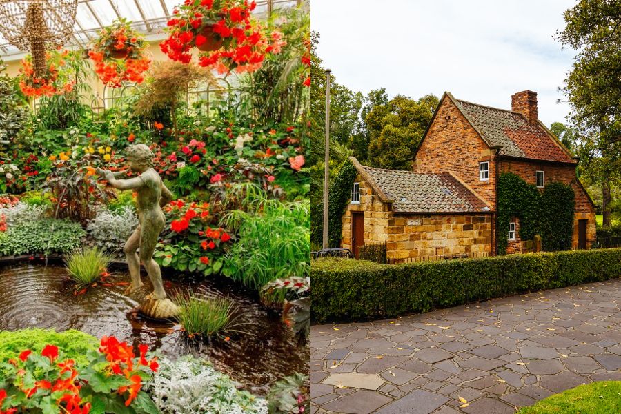 Fitzroy Garden Conservatory Fitzroy Gardens and Captain Cook Cottage