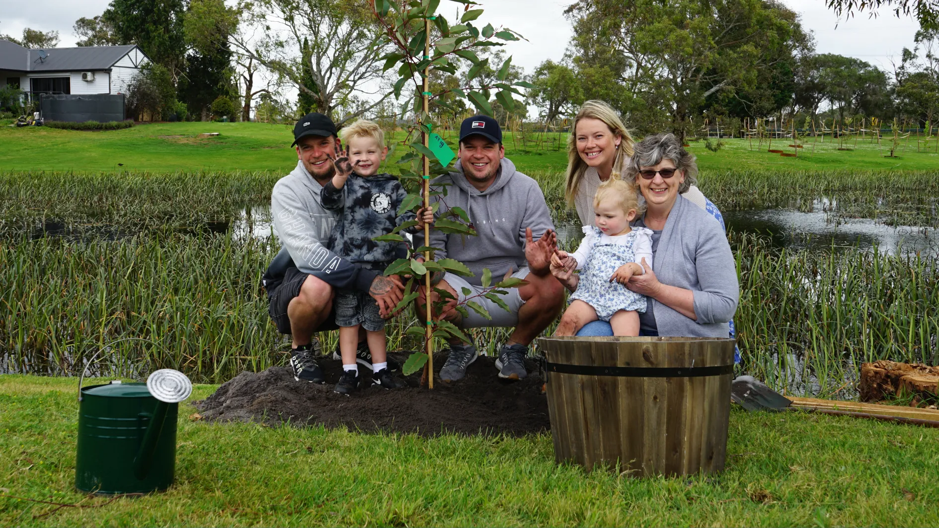 the family was happy became a tree 