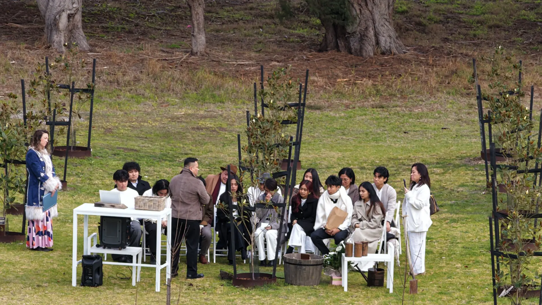 story of planting a memorial tree in australia